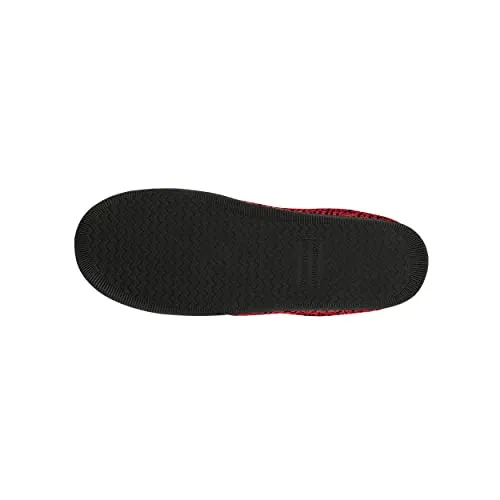 FOCO NFL Kansas City Chiefs Men's Poly Knit Cup Sole Slipper, Team Color, Large (11-12)