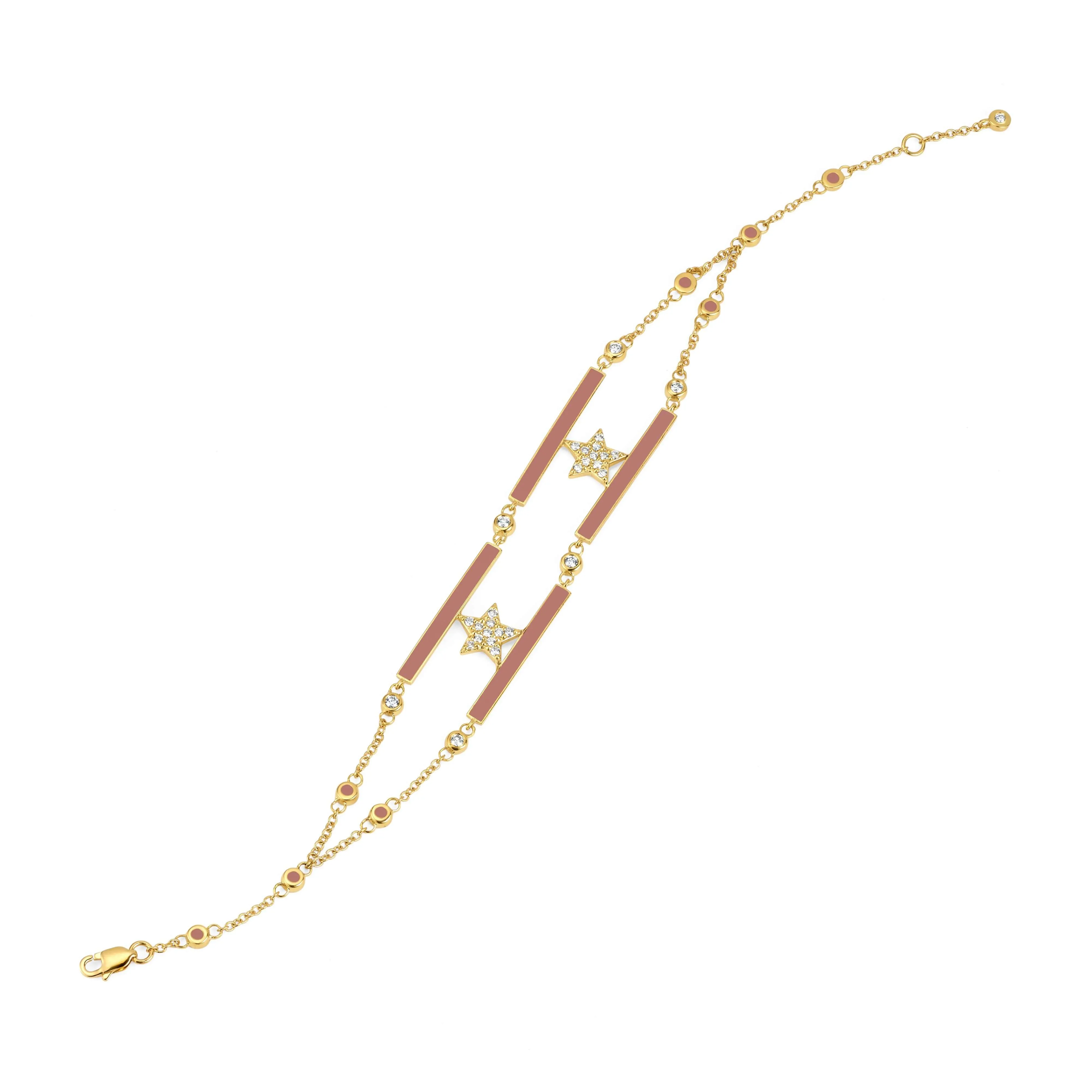 Pink Star Bracelet