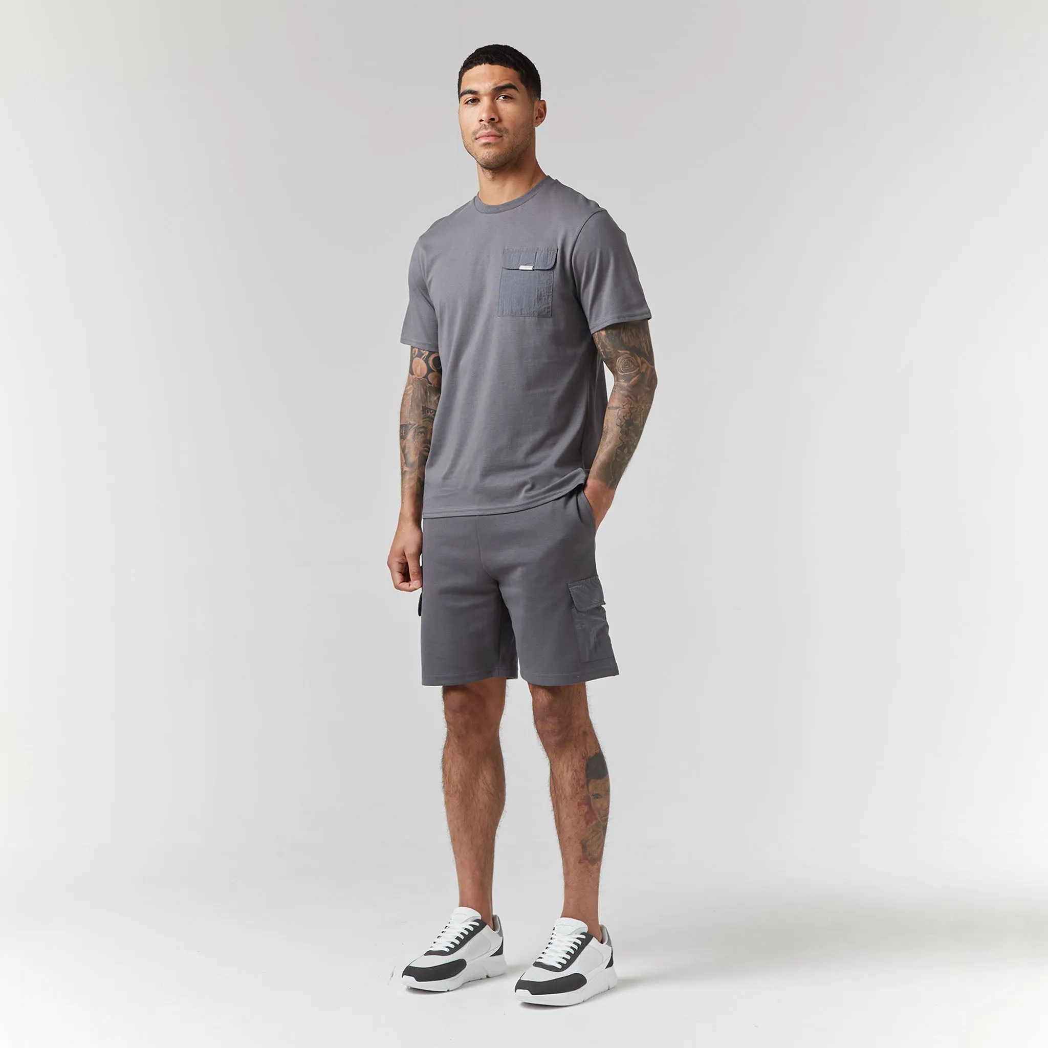 Premium Pocket Twinset | Grey
