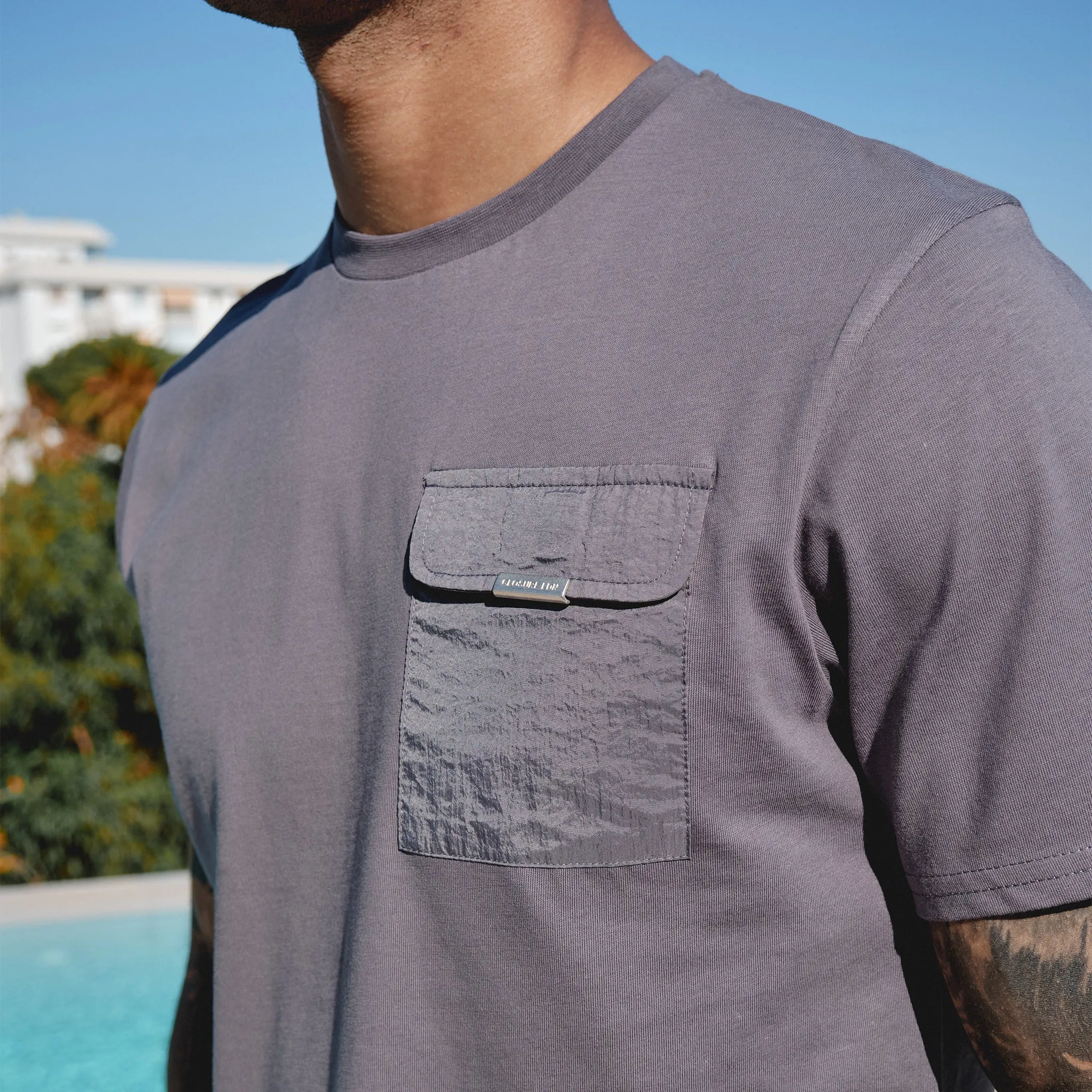Premium Pocket Twinset | Grey