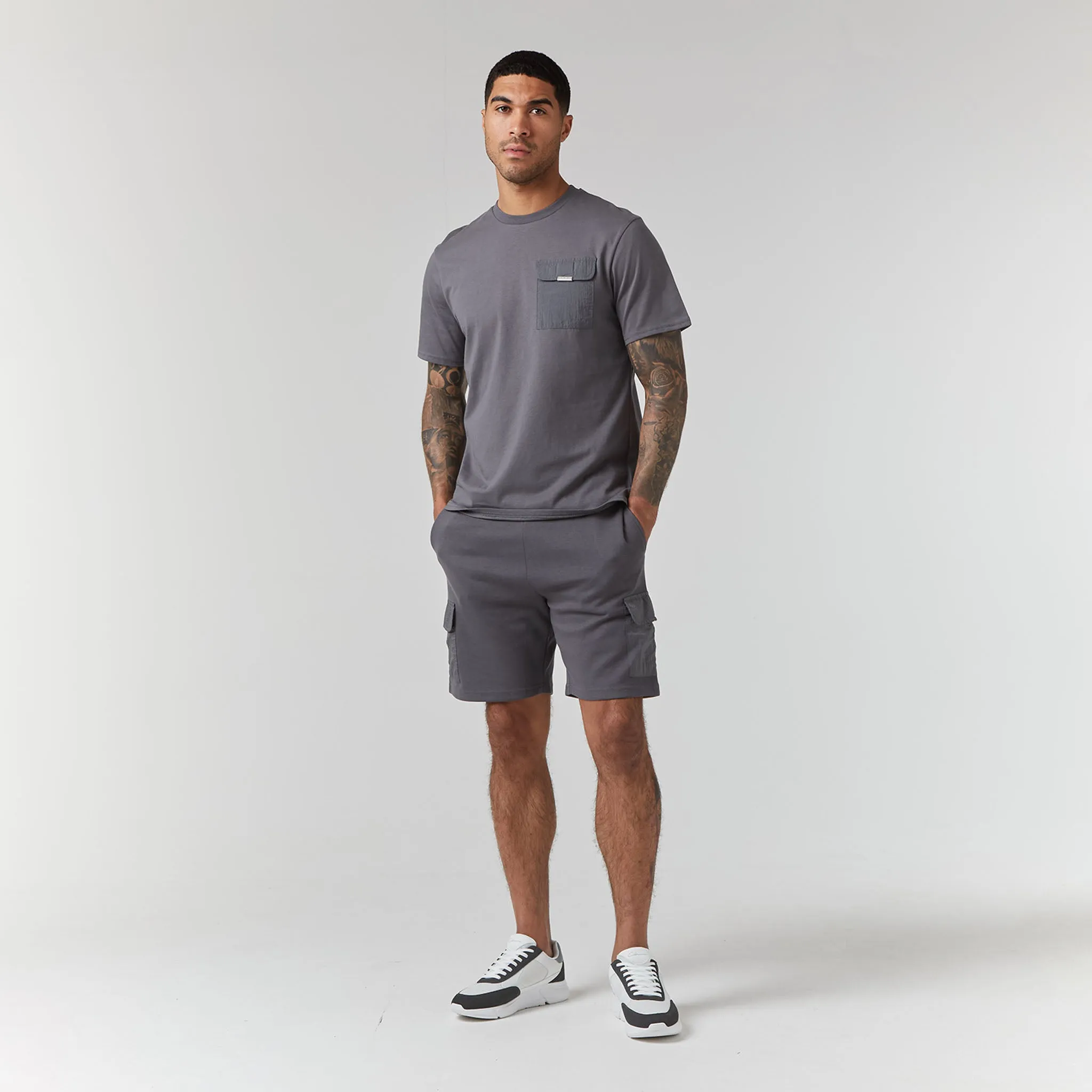 Premium Pocket Twinset | Grey