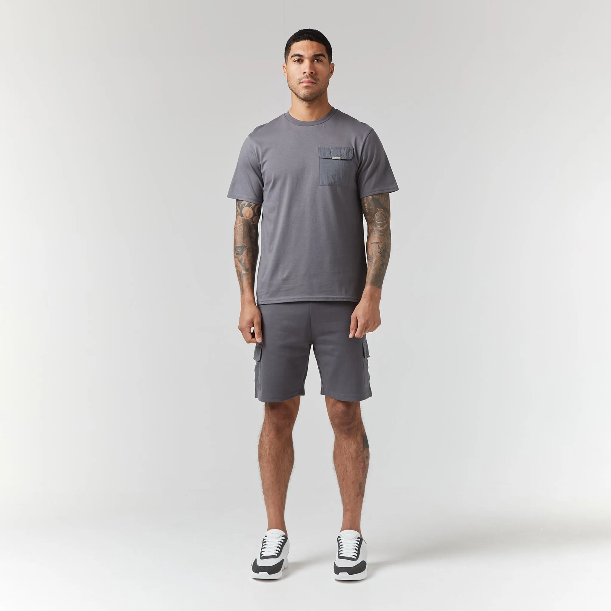 Premium Pocket Twinset | Grey