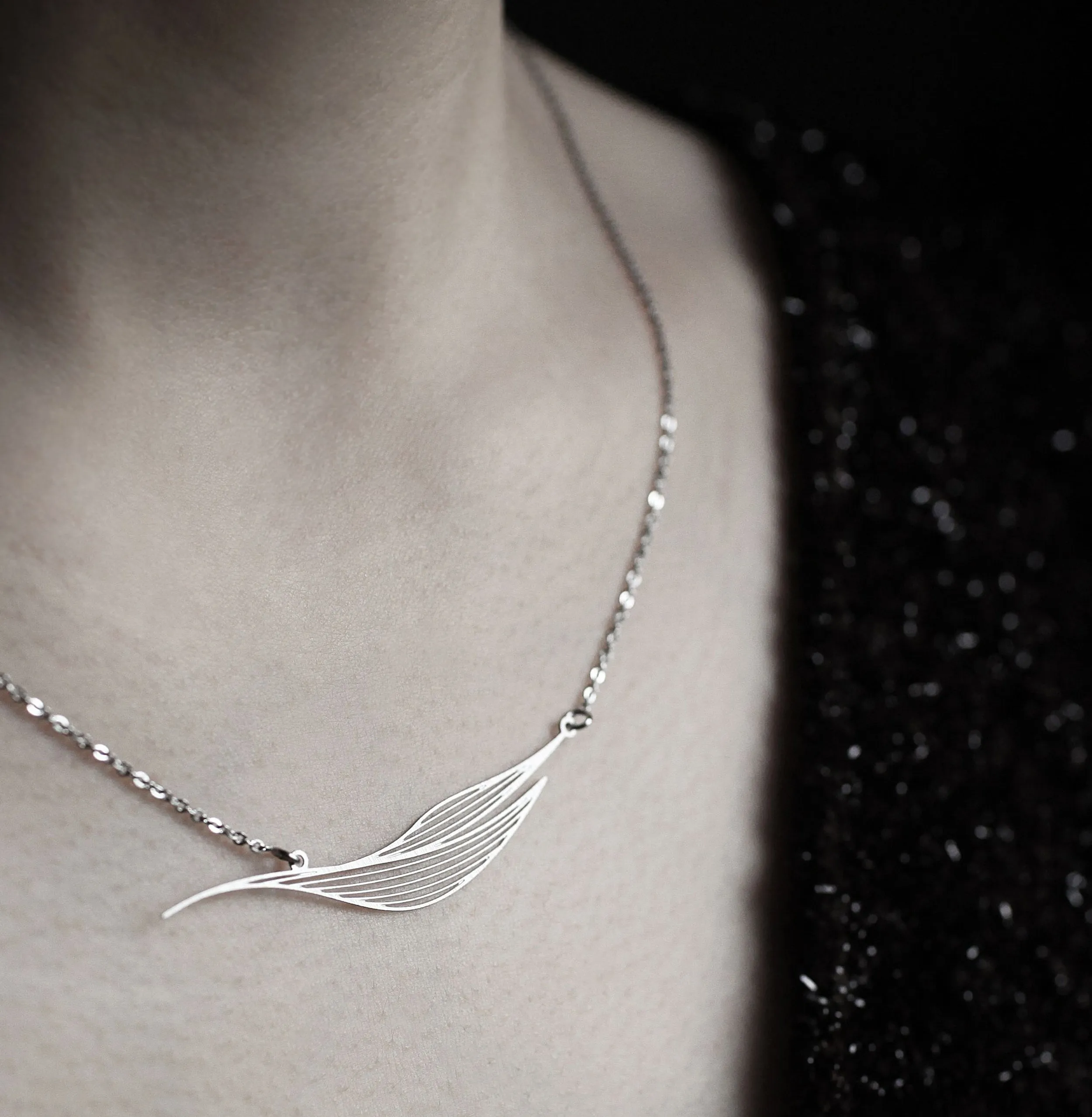 Stainless Steel Pendant - Ripple