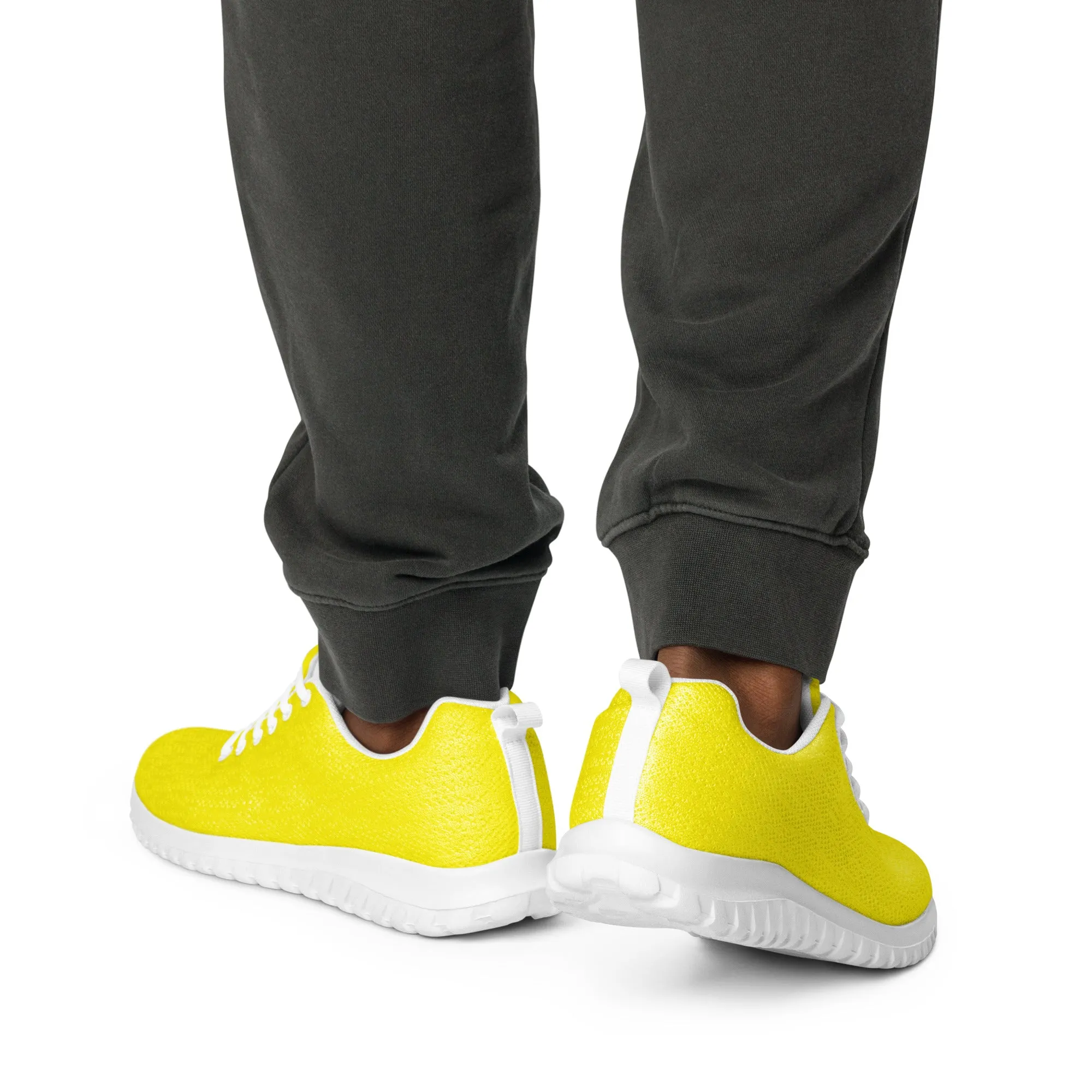 Yellow Rainbow Pride Flag Trainers (male sizes)