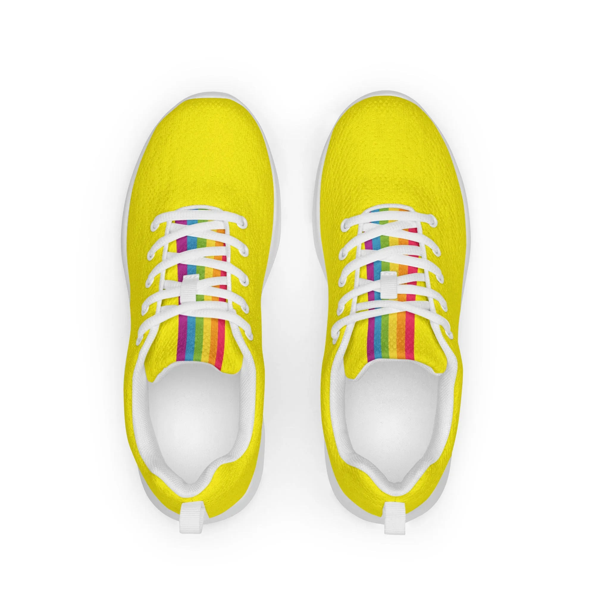 Yellow Rainbow Pride Trainers (female sizes)